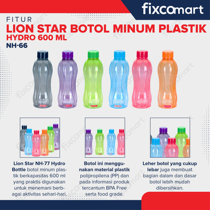 Lion Star Botol Minum Hydro 600 ml NH-66 Drink Bottle