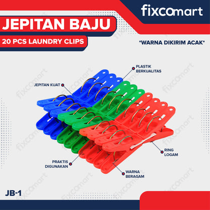 Lion Star Jepitan Baju JB1 Laundry Clips Jepit Jemuran