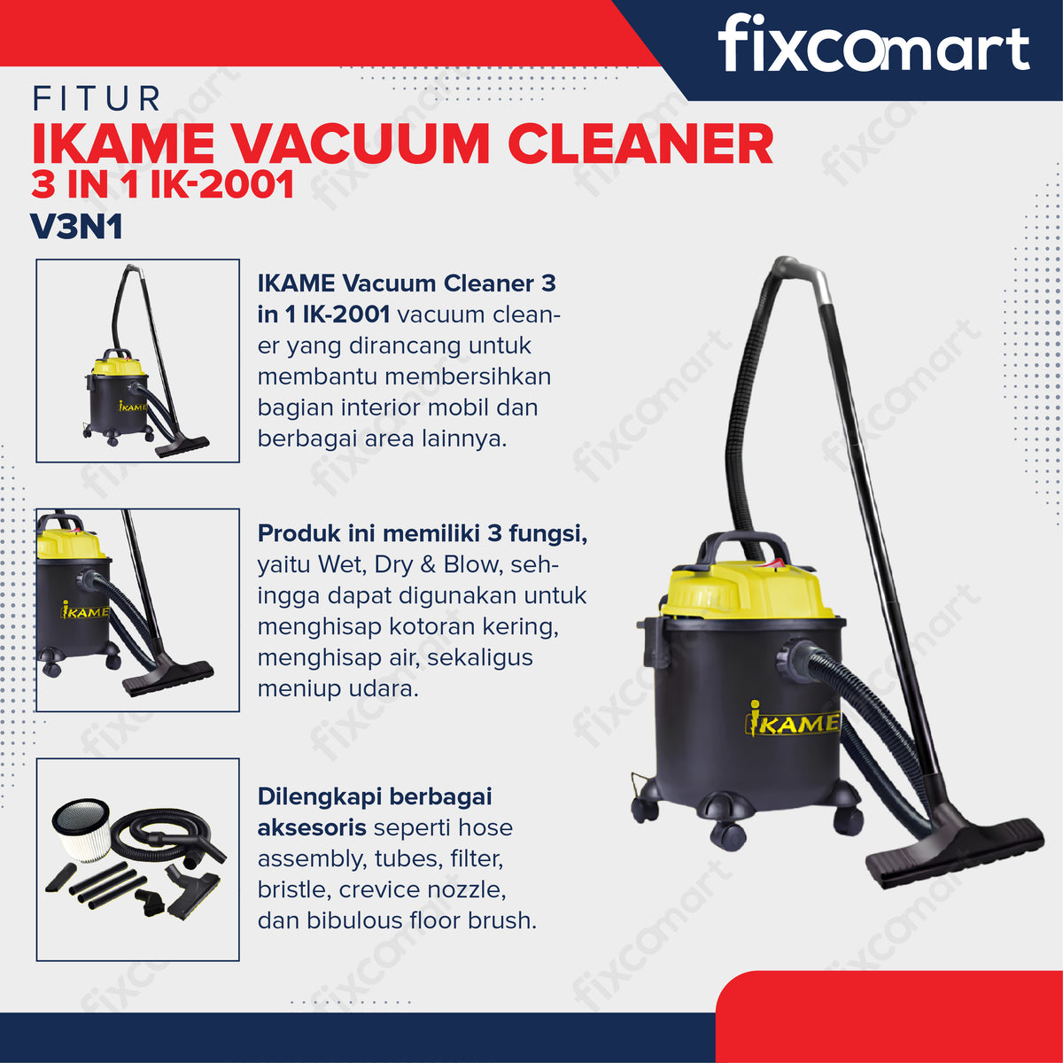 Paket Usaha Cuci Mobil Motor Lengkap - Mesin Steam Car Wash, Kompresor 2.5 HP, Snow Wash, Vacuum, Microfiber
