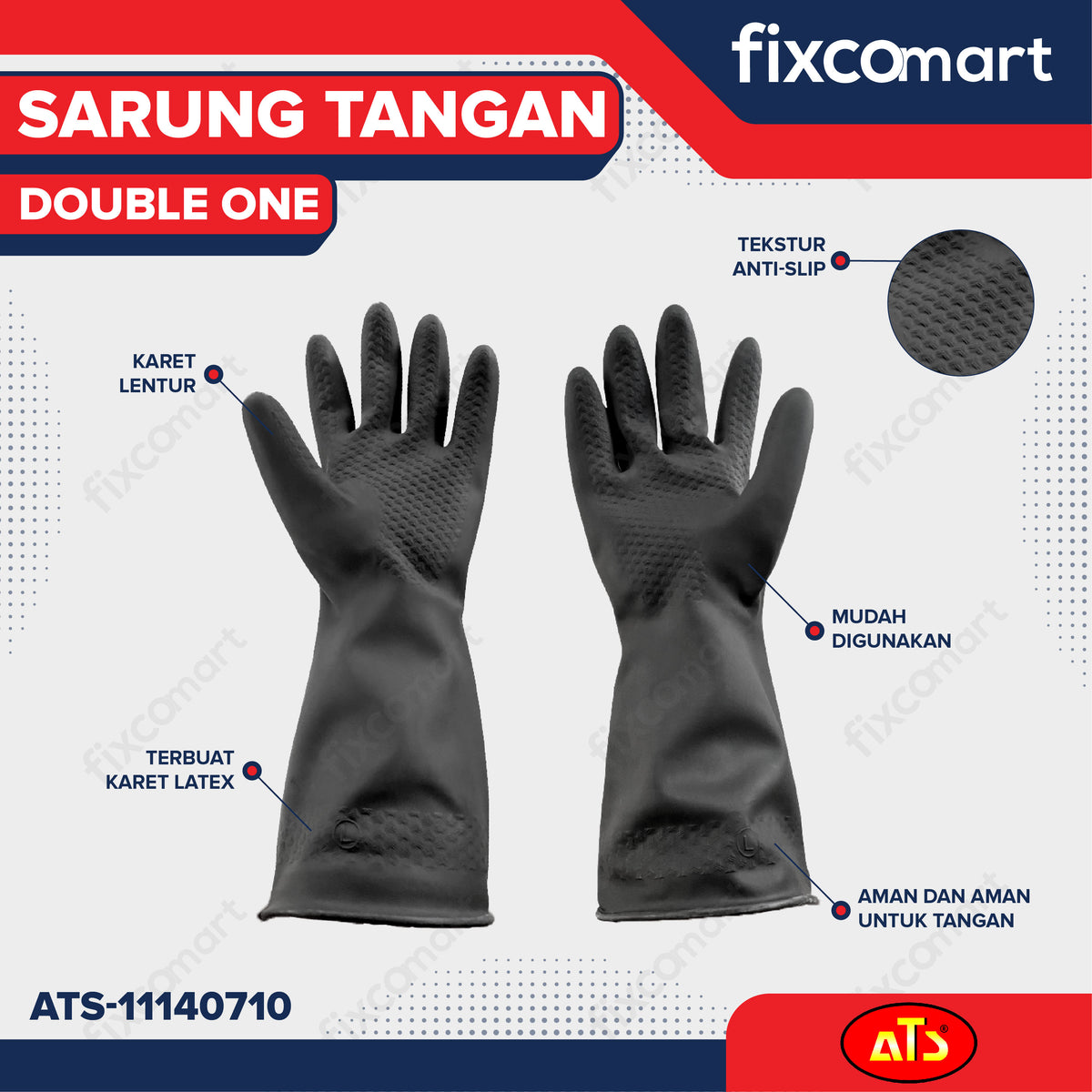 Sarung Tangan DOUBLE ONE Size L