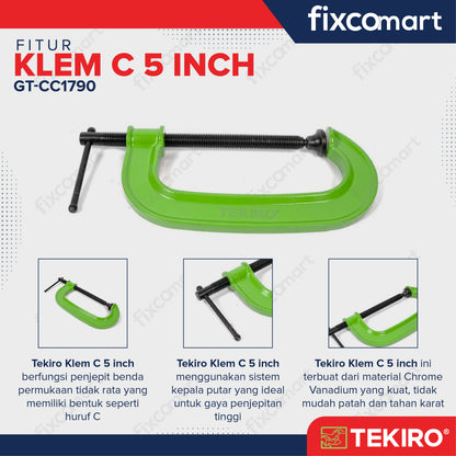 TEKIRO KLEM C 5 INCH