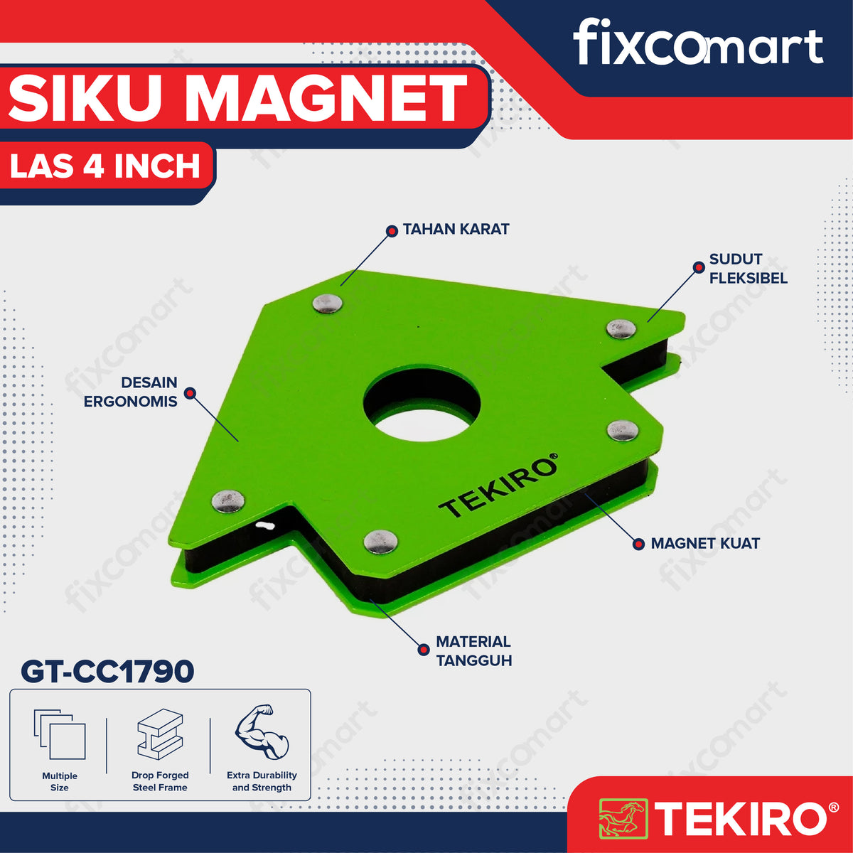 TEKIRO SIKU MAGNET LAS 4"