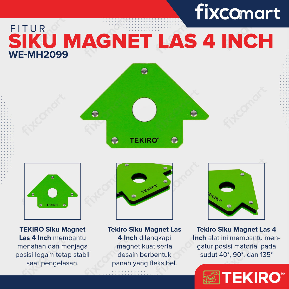 TEKIRO SIKU MAGNET LAS 4"