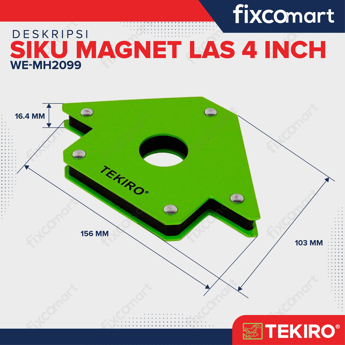 TEKIRO SIKU MAGNET LAS 4"