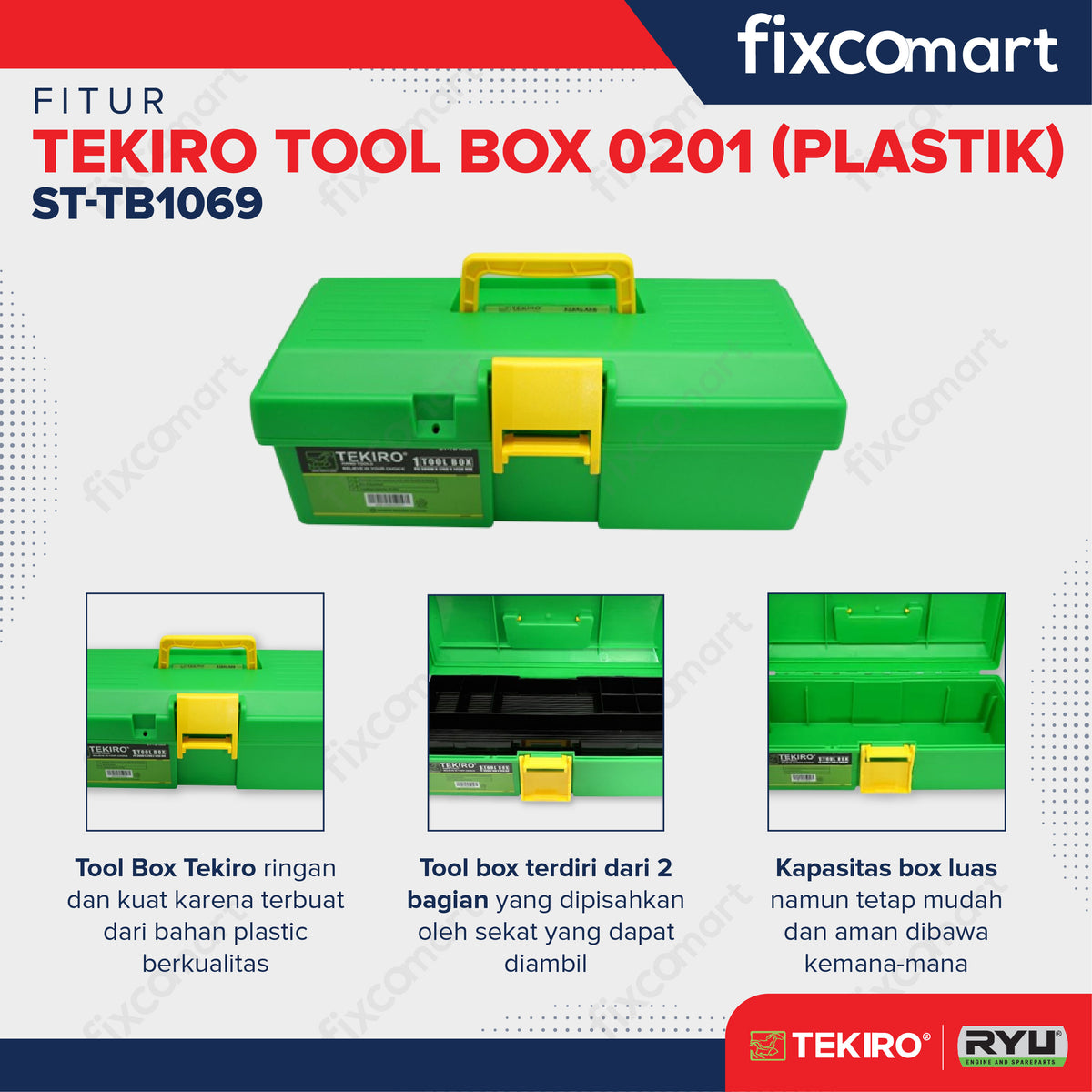 Paket Tekiro RYU Tukang Las Set Box Proffesional