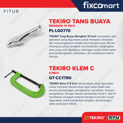 Paket Tekiro RYU Tukang Las Set Box Proffesional