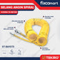 TEKIRO Selang Kompresor Tekiro Kuning 15 M / Tekiro Selang Recoil Kuning