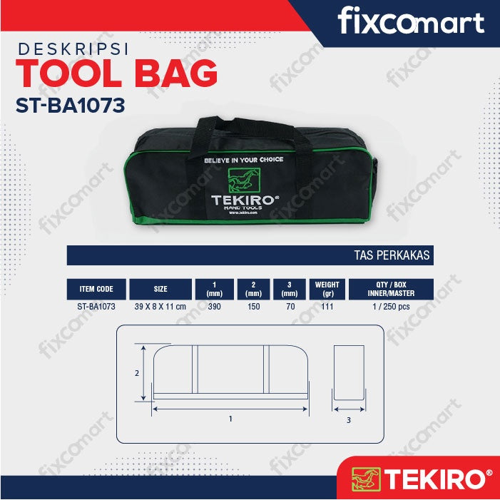 Tekiro Tool Bag Terpal / Toolbox