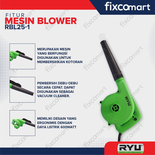 RYU Mesin Blower 600 W / Ryu Rbl 25
