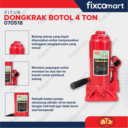 Dongkrak Botol ATS 4 TON