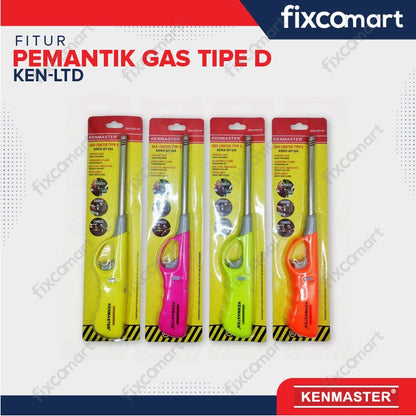 Kenmaster Gas Lighter Tipe D Korek Api Kompor Pemantik Gas