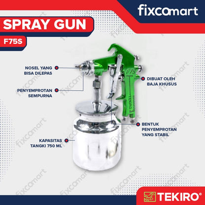 Tekiro Spray Gun F75S / Alat Semprot Cat
