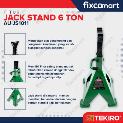 Tekiro Tahanan Dongkrak 6 Ton / Jack Stand