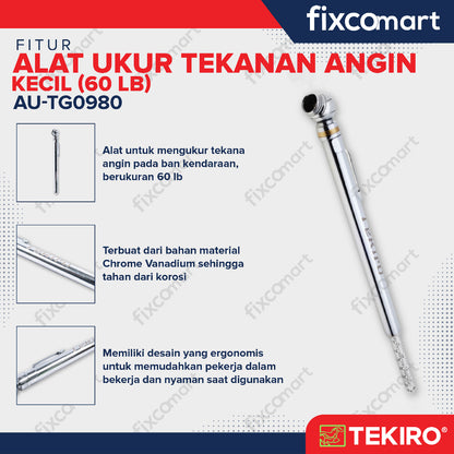 Tekiro Alat Ukur Tekanan Angin Kecil 60 Lb / Tekiro Tire Gauge Small