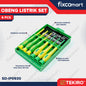 Tekiro Obeng Set Listrik Presisi 6 Pcs / Obeng Presisi / Obeng Listrik