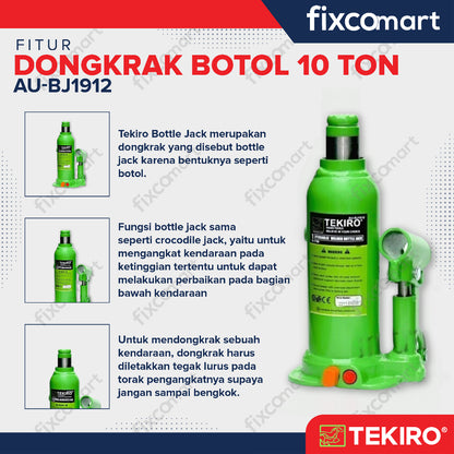 Tekiro Dongkrak Botol 10 Ton-1