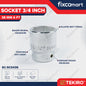 Tekiro Socket 3/4 inch 38 mm 6 PT / Mata Sock 3/4 Inch