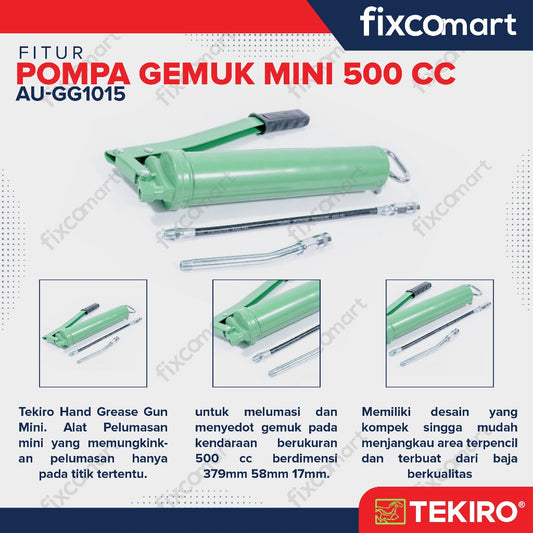 Tekiro Pompa Gemuk Tangan 500 Cc / Tekiro Hand Grease Gun