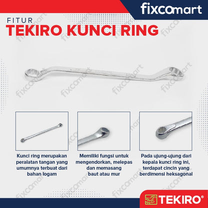 Tekiro Kunci Ring 8 X 9  Mm / Box End Wrench