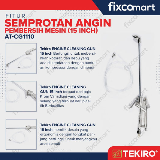 TEKIRO Engine Cleaning Gun / Semprotan Angin + Selang