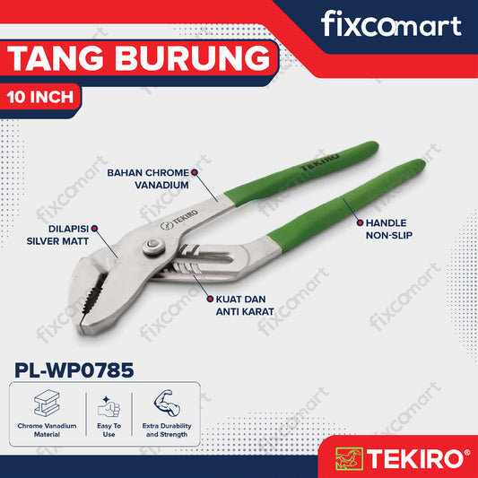 Tekiro Water Pump Pliers / Tang Burung 10 Inch