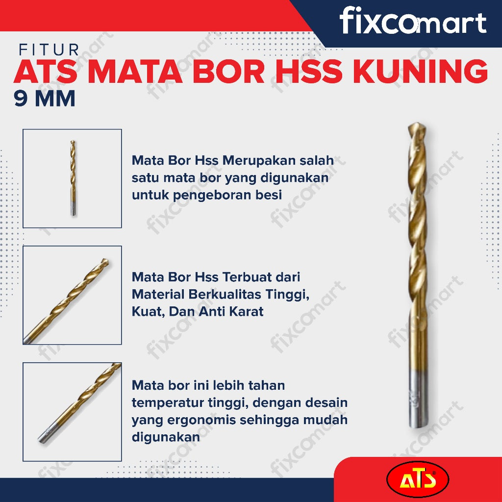 ATS Mata Bor HSS 1.5 – 13 MM