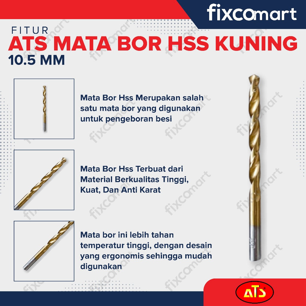 ATS Mata Bor HSS 1.5 – 13 MM