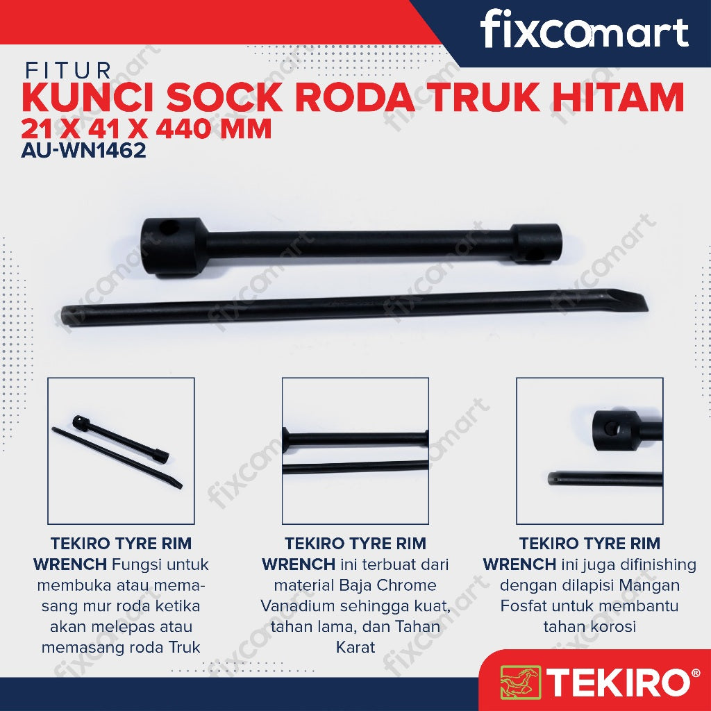 Tekiro Kunci Roda Truk 21X41X440 Mm