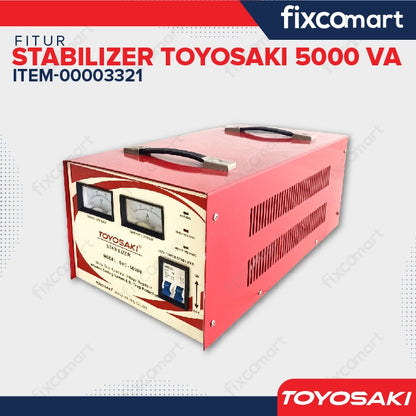 Toyosaki Stabilizer Stavol Listrik Stabiliser 500VA 1000VA 2000VA 3000VA 5000VA