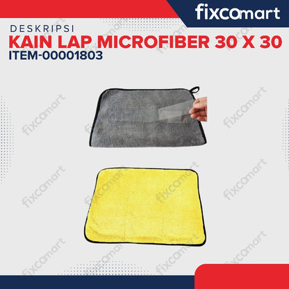 Kain Lap Microfiber 30Cm x 30Cm