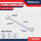 TEKIRO Kunci Ring Pas 22 Mm Sunk Panel