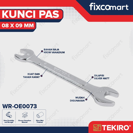 Tekiro Kunci Pas - 8X9 MM