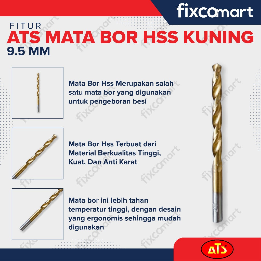 ATS Mata Bor HSS 1.5 – 13 MM