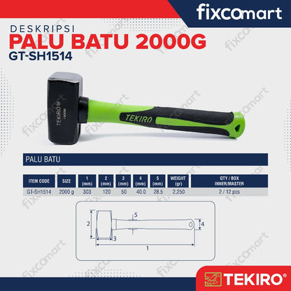 Tekiro Stonning Hammer / Tekiro Palu Batu 2000G