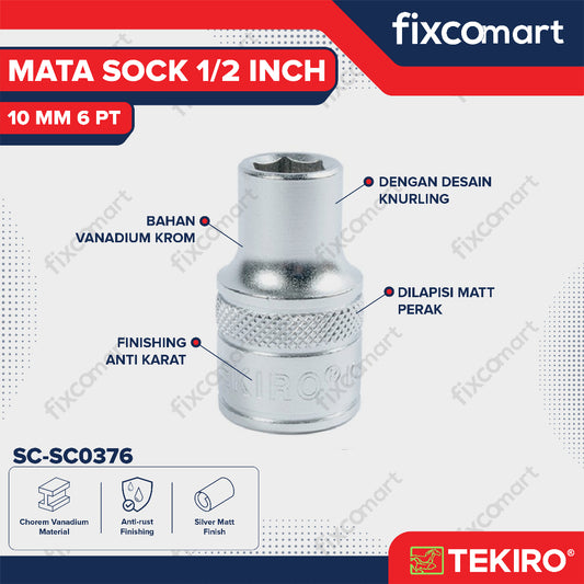 Tekiro Mata Sock 1/2" 10 mm 6PT