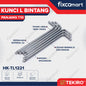 Tekiro Kunci L Bintang Panjang T10 / Tekiro Torx Key Long
