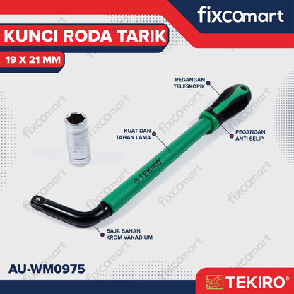 Tekiro Kunci Roda Tarik 19 X 21 Mm