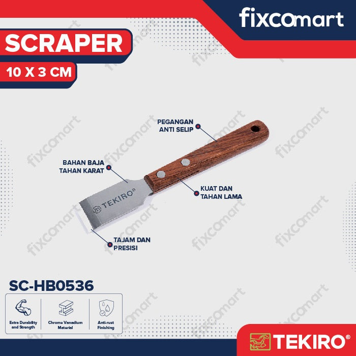 Tekiro Pahat 10X3 cm / Tekiro Scraper