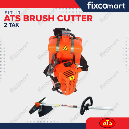 Brush Cutter 2 Tak ATS - Mesin Pemotong Rumput / Potong Rumput Gendong 2Tak