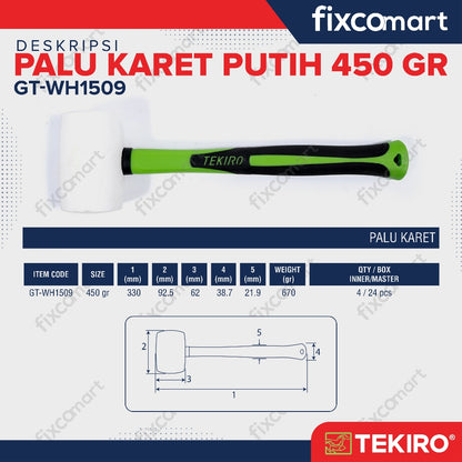 Tekiro Palu Karet 450G