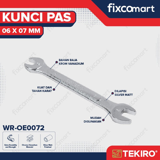 Tekiro Kunci Pas 17 X 19 mm - 6X7 MM