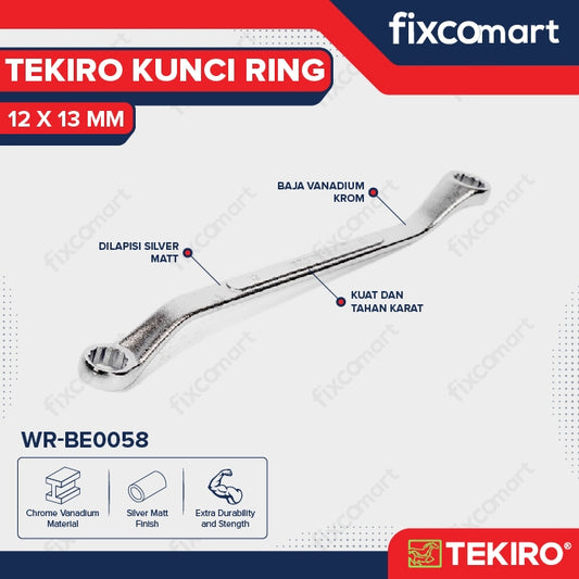 Tekiro Kunci Ring 12x13 mm