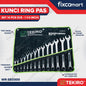 Tekiro Combination Wrench Set / Kunci Ring Pas Set 14 Pcs Inch  (3/8" - 1 1/4")