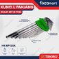 Tekiro Kunci L Ballpoint Set 9 Pcs Panjang / Kunci L Set