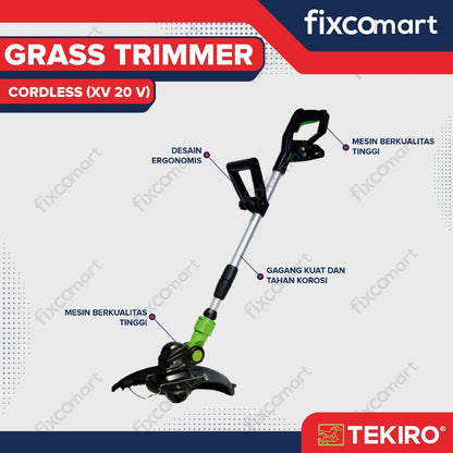 Tekiro Mesin Pemotong Rumput XV 20 V Cordless Grass Trimmer