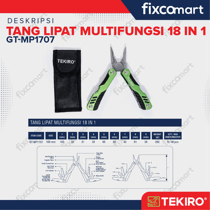 Tekiro Tang Lipat Multifungsi 18 In 1