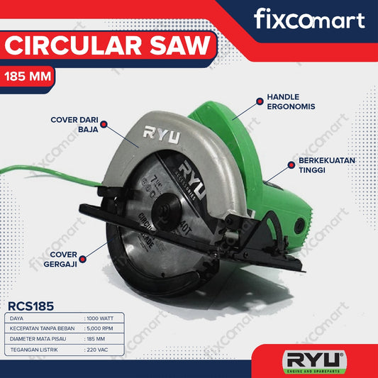 RYU Cordless Circular Saw 185 MM