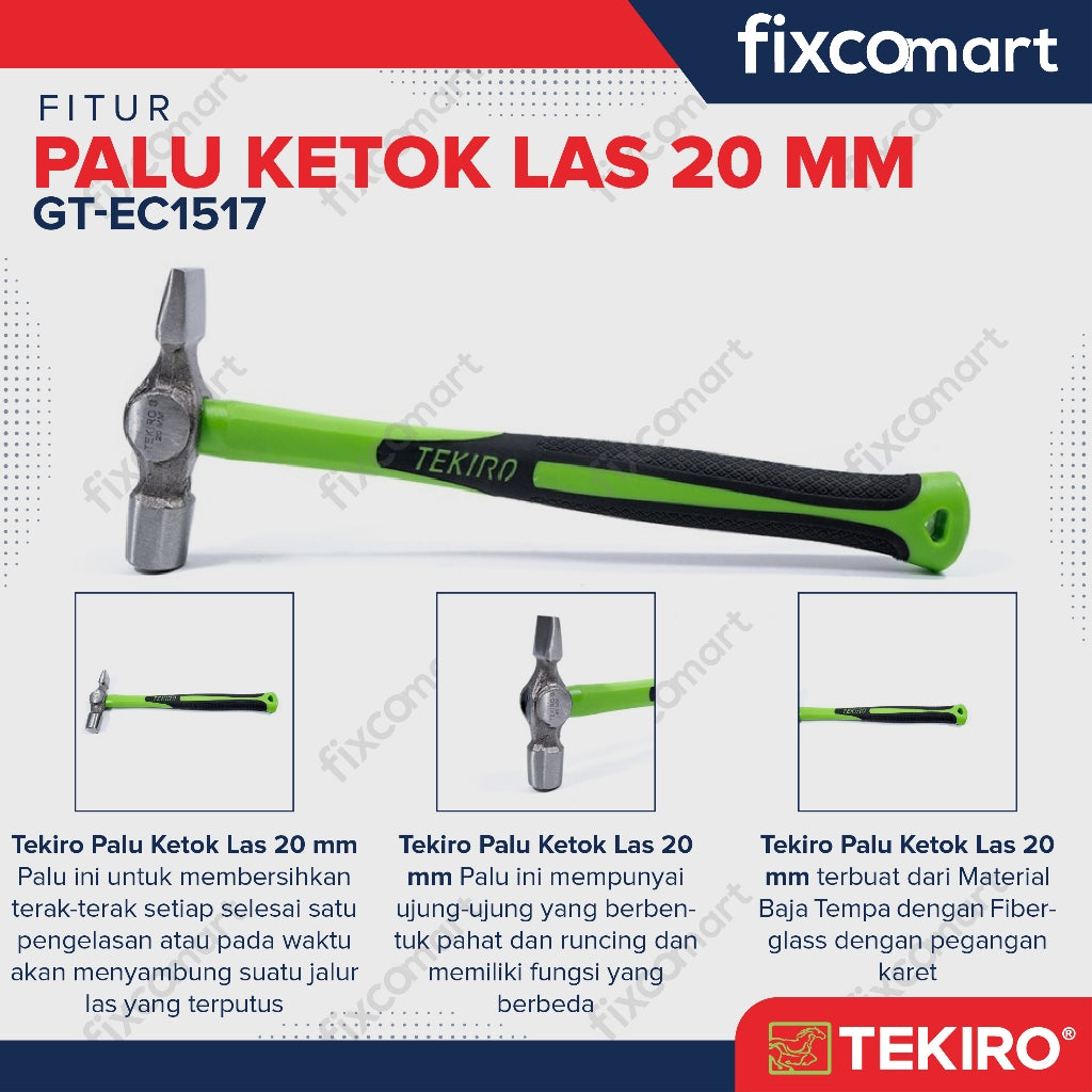 Tekiro Palu Ketok Las 20 mm / Palu Ketok