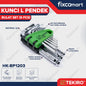 Tekiro Kunci L Set Ballpoint Pendek 9 Pcs /  Kunci L Ballpoint