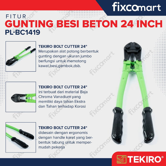 Tekiro Bolt Cutter 24 Inch /Gunting Potong Besi Beton